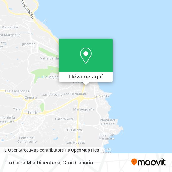 Mapa La Cuba Mía Discoteca