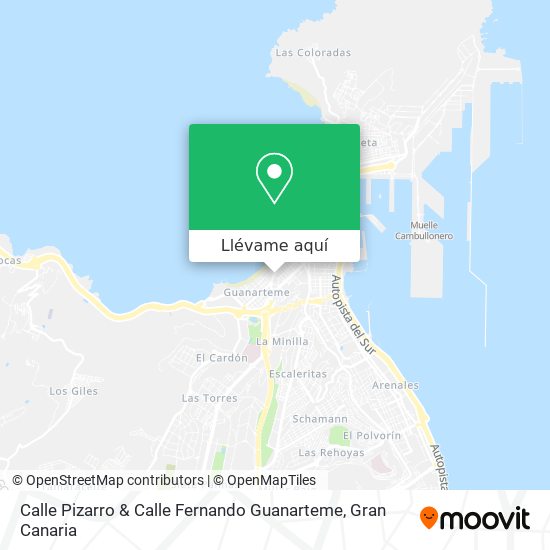 Hablar con crítico césped Cómo llegar a Calle Pizarro & Calle Fernando Guanarteme en Las Palmas De  Gran Canaria en Autobús?