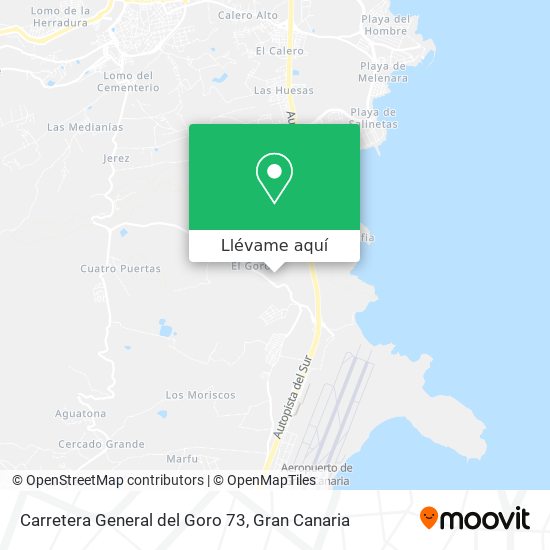 Mapa Carretera General del Goro 73