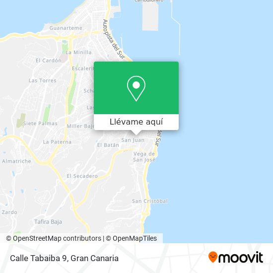 Mapa Calle Tabaiba 9