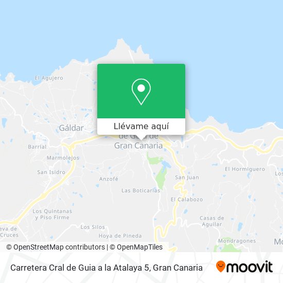 Mapa Carretera Cral de Guia a la Atalaya 5