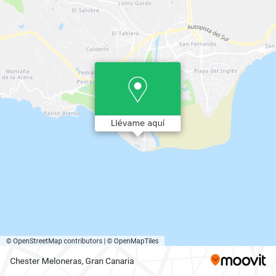 Mapa Chester Meloneras