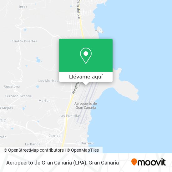 Mapa Aeropuerto de Gran Canaria (LPA)