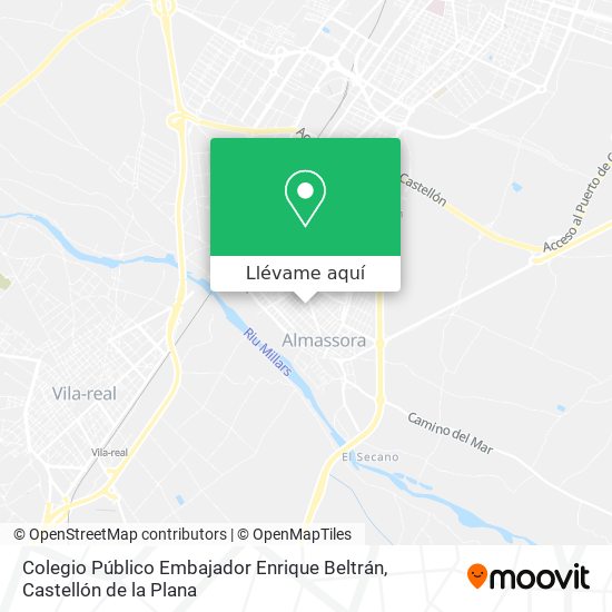 Mapa Colegio Público Embajador Enrique Beltrán