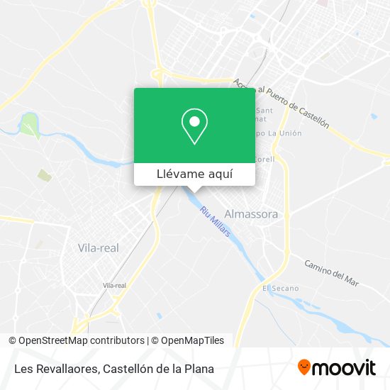 Mapa Les Revallaores