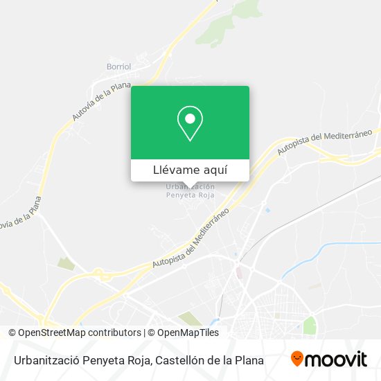 Mapa Urbanització Penyeta Roja