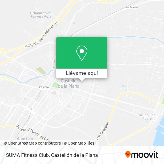 Mapa SUMA Fitness Club