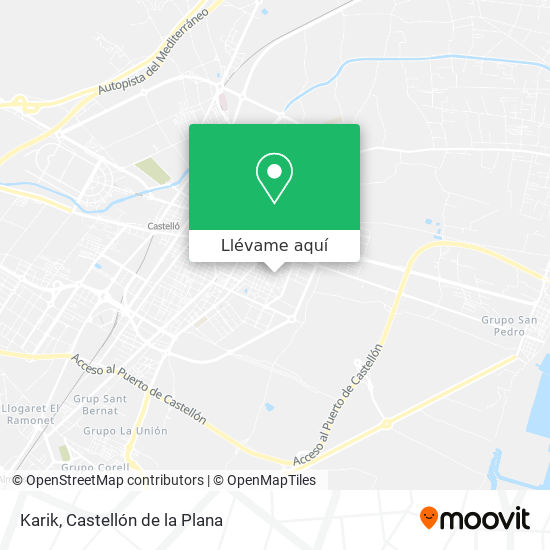 Cómo llegar a Karik en Castellón De La Plana en Autobús o Tren?