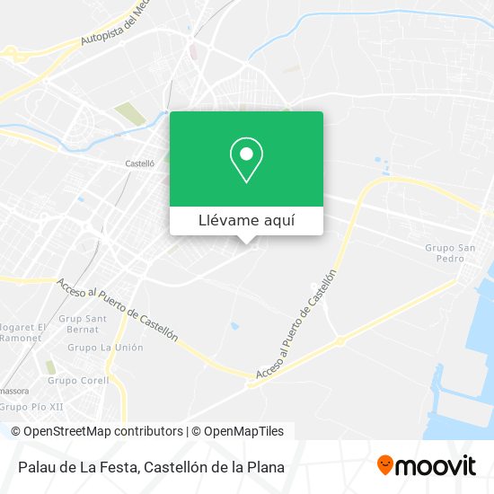 Mapa Palau de La Festa