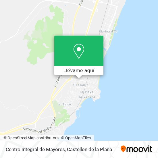 Mapa Centro Integral de Mayores