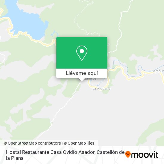 Mapa Hostal Restaurante Casa Ovidio Asador