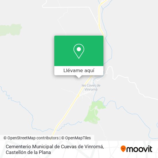 Mapa Cementerio Municipal de Cuevas de Vinromá