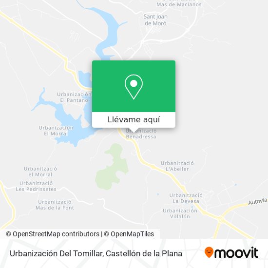 Mapa Urbanización Del Tomillar
