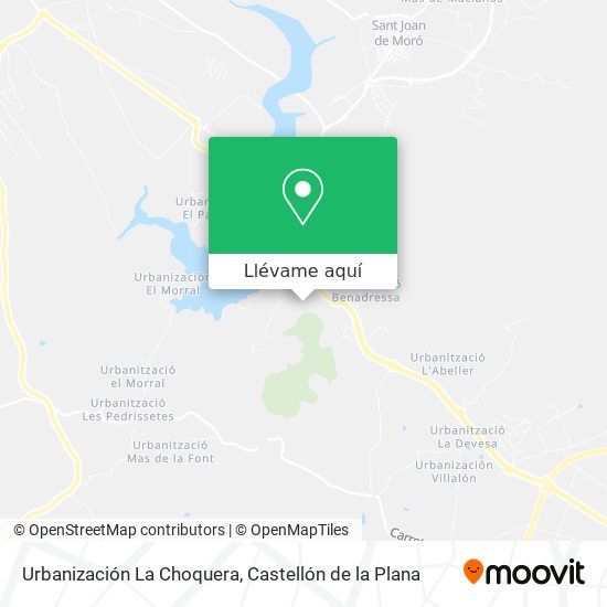 Mapa Urbanización La Choquera