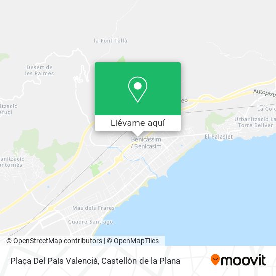 Mapa Plaça Del País Valencià