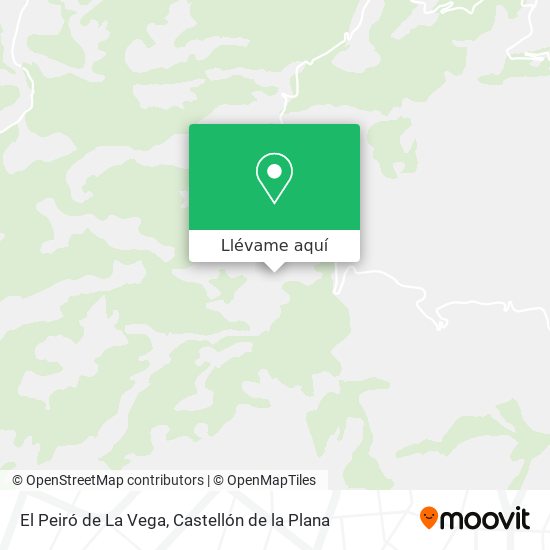 Mapa El Peiró de La Vega