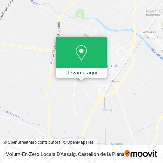Mapa Volum-En-Zero Locals D'Assaig