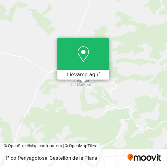 Mapa Pico Penyagolosa