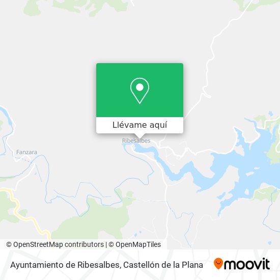 Mapa Ayuntamiento de Ribesalbes