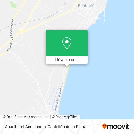 Mapa Aparthotel Acualandia