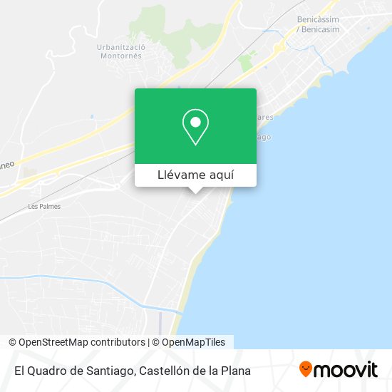 Mapa El Quadro de Santiago