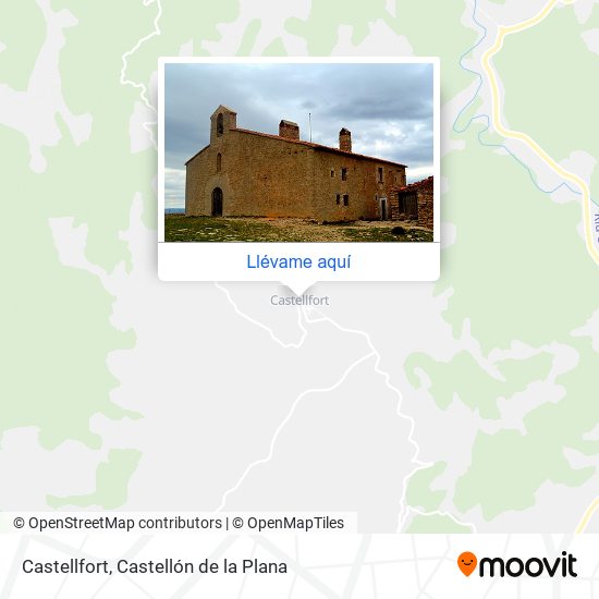 Mapa Castellfort