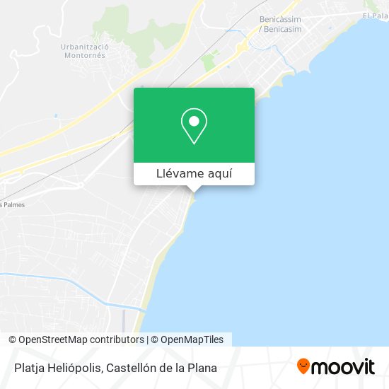 Mapa Platja Heliópolis