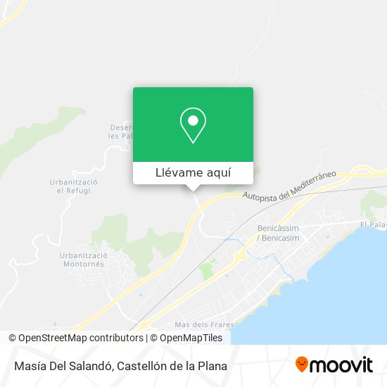 Mapa Masía Del Salandó