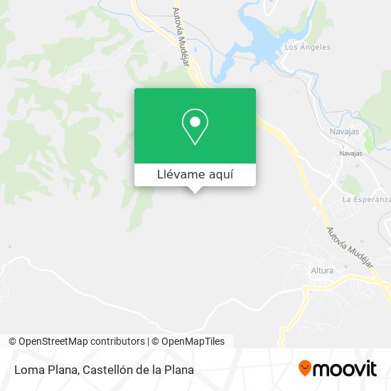 Mapa Loma Plana