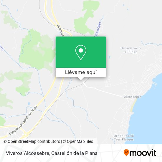 Mapa Viveros Alcossebre
