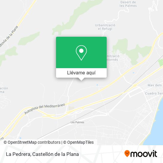 Mapa La Pedrera