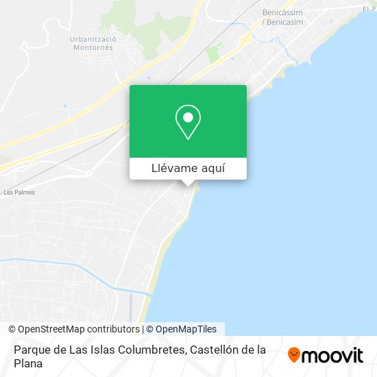 Mapa Parque de Las Islas Columbretes
