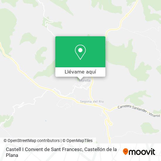 Mapa Castell I Convent de Sant Francesc