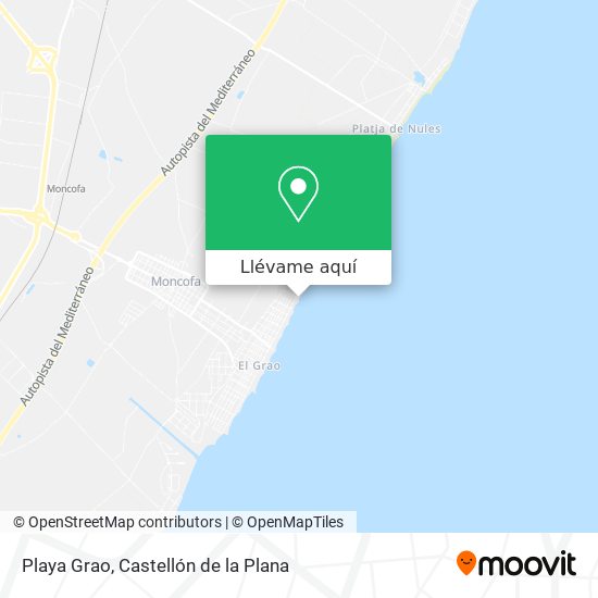 Mapa Playa Grao