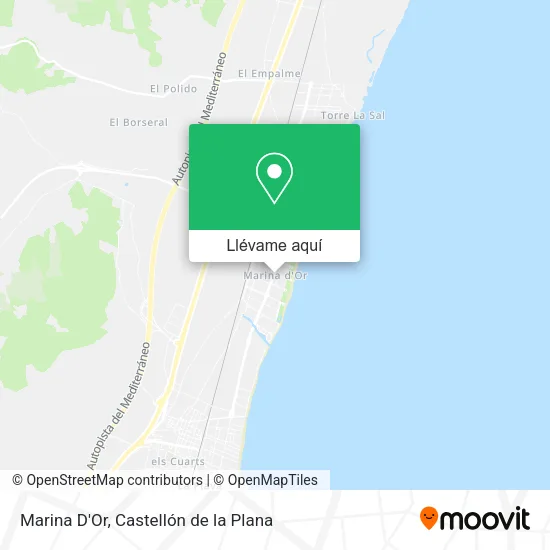 Mapa Marina D'Or