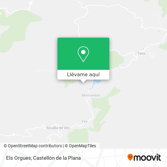 Mapa Els Orgues