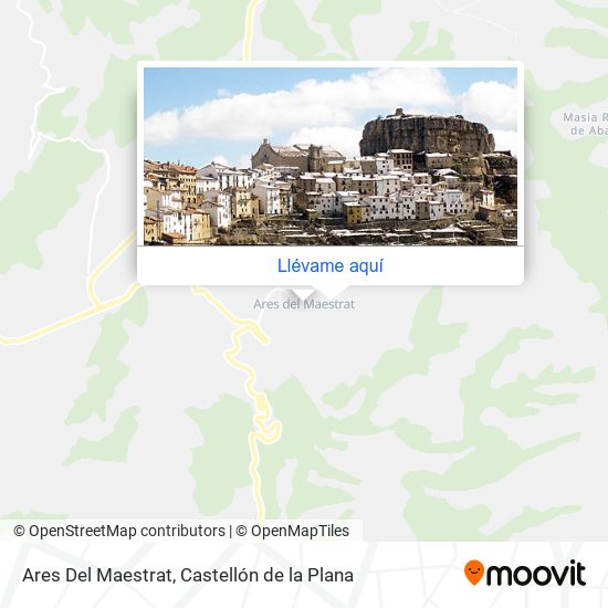 Mapa Ares Del Maestrat