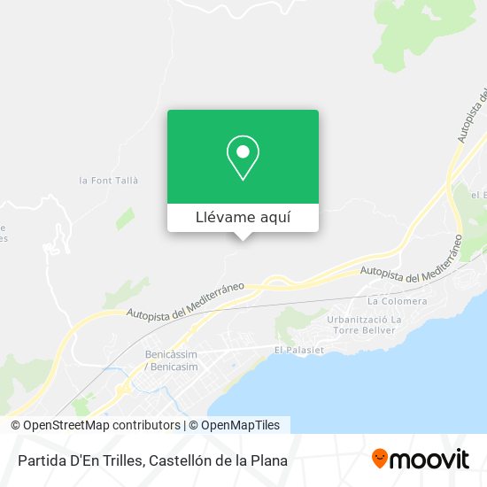 Mapa Partida D'En Trilles
