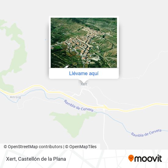 Mapa Xert