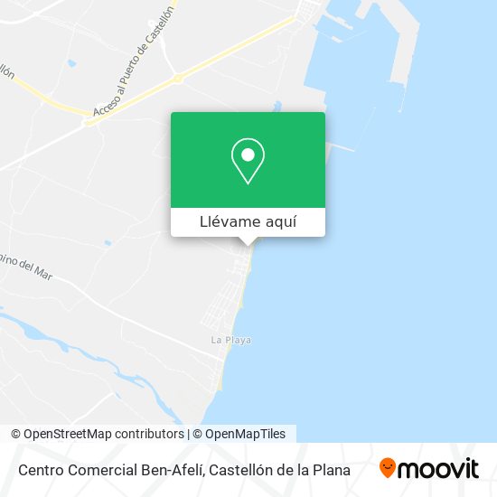 Mapa Centro Comercial Ben-Afelí