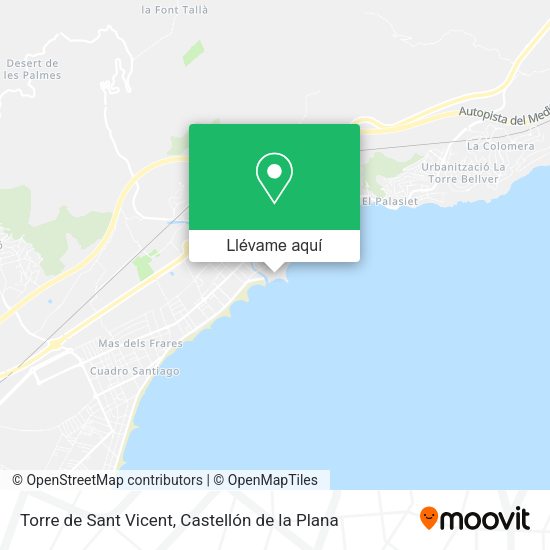 Mapa Torre de Sant Vicent