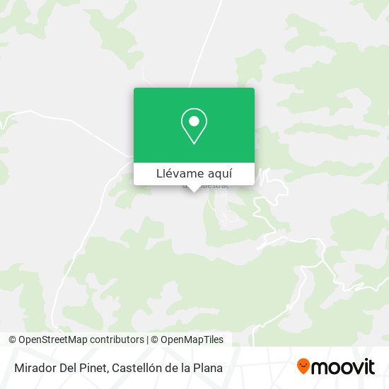 Mapa Mirador Del Pinet