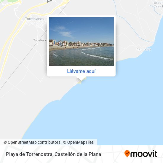 Mapa Playa de Torrenostra