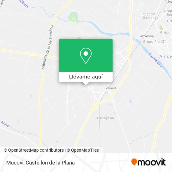 Mapa Mucovi