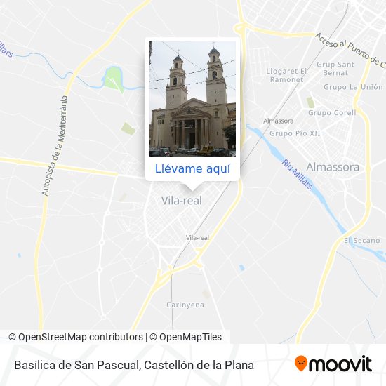 Mapa Basílica de San Pascual
