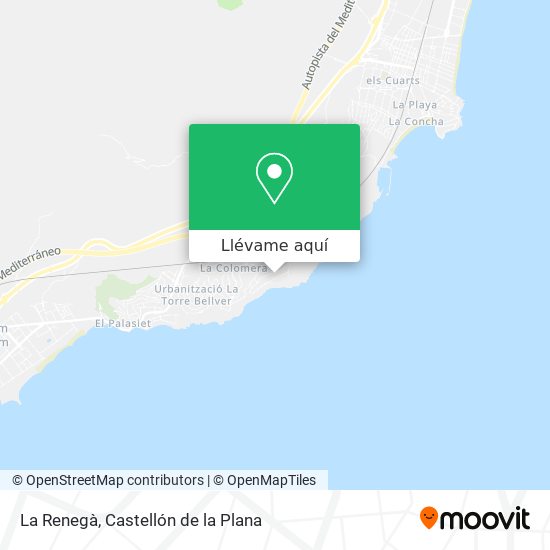 Mapa La Renegà