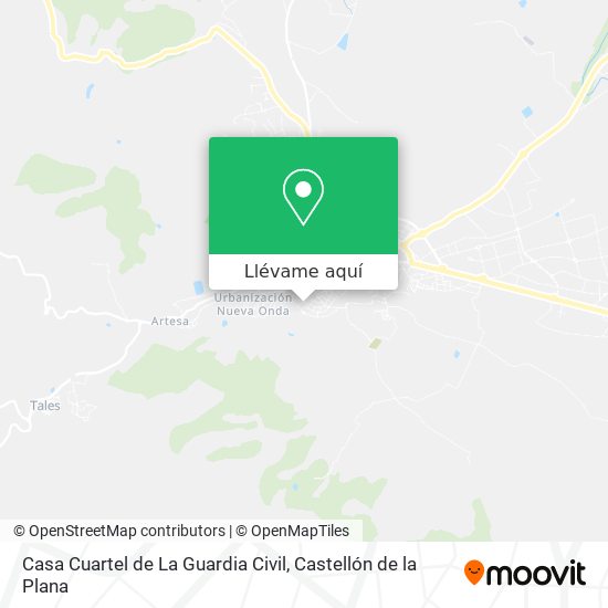 Mapa Casa Cuartel de La Guardia Civil