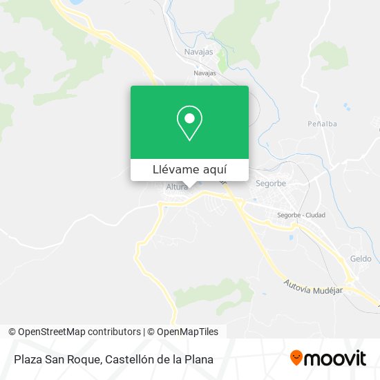 Mapa Plaza San Roque