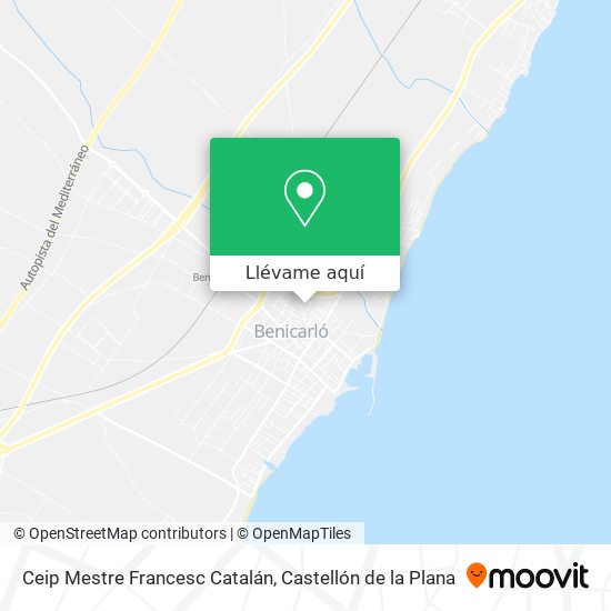 Mapa Ceip Mestre Francesc Catalán