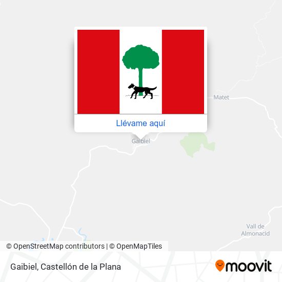 Mapa Gaibiel